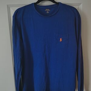 Polo by Ralph Lauren Royal Blue Long Sleeve Tee